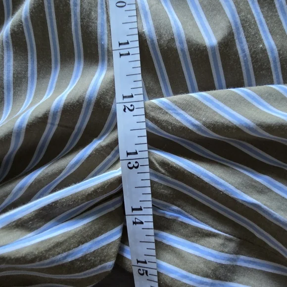 Scotch And Soda Striped Brown And Blue Women's Pants Size XL - Picture 11 of 14